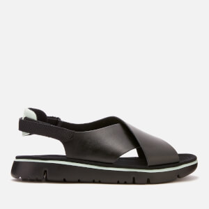 Camper Women's Oruga Cross Front Sandals - Black