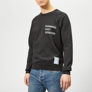Satisfy Men's Cult Moth Eaten Sweatshirt - Wash Black