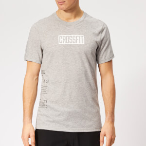 Reebok Men's Crossfit Move Short Sleeve T-Shirt - Grey Heather