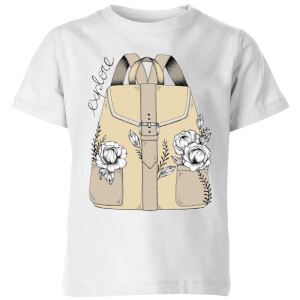 Explore Kids' T-Shirt - White