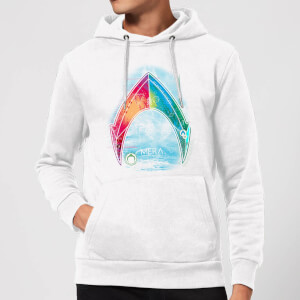 Aquaman Mera Beach Symbol Hoodie - White