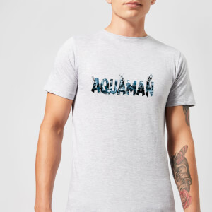 Aquaman Chest Logo Men's T-Shirt - Grey