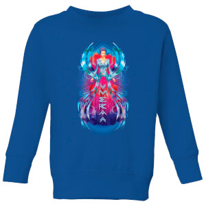 Aquaman Mera Hourglass Kinder Sweatshirt - Blau Royal