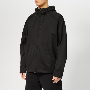 Y-3 Men's Signature Graphic Full Zip Hoody - Black