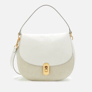Coccinelle Women's Zaniah Suede Bag - White