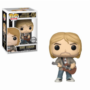 Figura Funko Pop! Rocks - Kurt Cobain con suéter EXC - Nirvana
