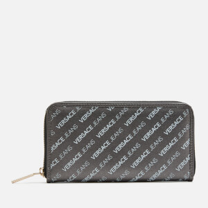 Versace Jeans Women's Large Zip Around Wallet - Black