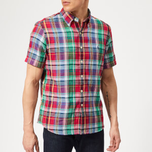 Polo Ralph Lauren Men's Check Short Sleeve Shirt - Red Multi