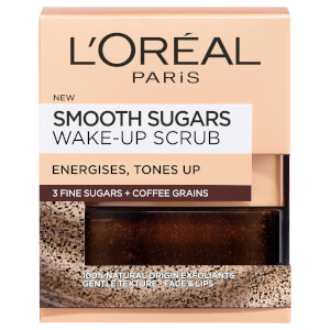 L'Oréal Paris Smooth Sugar Wake-Up Coffee Face and Lip Scrub 50ml