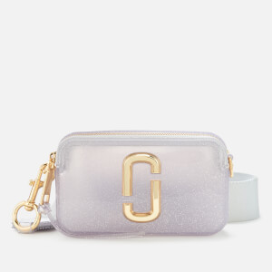 Marc Jacobs Women's The Jelly Glitter Snapshot Bag - Silver Multi