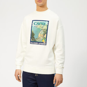 Maison Kitsuné Men's Locandina Sweatshirt - Ecru