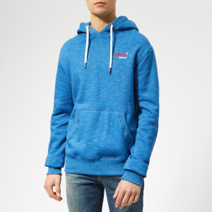 Superdry Men's Classic Overhead Hoodie - Royal Blue Feeder