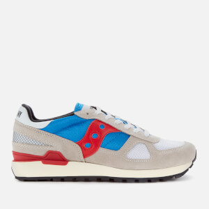 Saucony Men's Shadow Original Vintage Trainers - Grey/Blue/Red