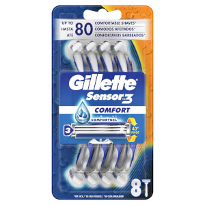 Sensor3 Men's Disposable Razors – 8 Count