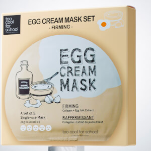 Too Cool For School Egg Cream Firming Mask Set (5 Masks)
