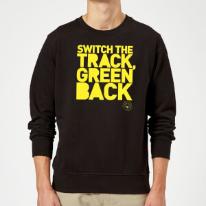Danger Mouse Switch The Track Green Back Sweatshirt - Black