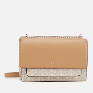 DKNY Women's Bryant Small Chain Cross Body Bag - Hemp/Latte