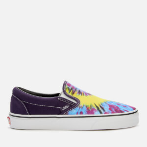 Vans Tie Dye Classic Slip-On Trainers - Mysterioso/True White