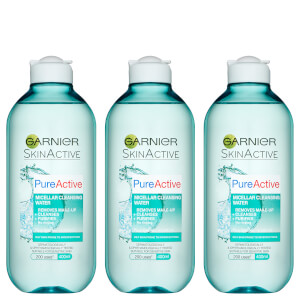 picture of Garnier Pure Active Micellar Water facial cleanser Oily Skin