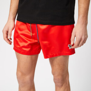 Paul Smith Men's Zebra Swim Shorts - Red