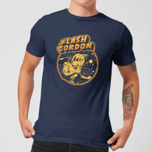 Flash Gordon Flash Retro Comic Men's T-Shirt - Navy