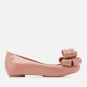 Melissa Women's Ultragirl Luxe Bow Ballet Flats - Blush