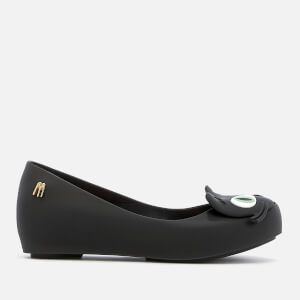 Mini Melissa Kids' Ultragirl Cat Ballet Flats - Black