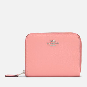 Coach Women's Crossgrain Leather Small Zip Around Wallet - Light Blush