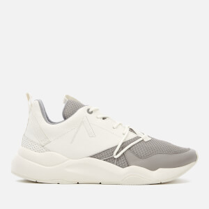 ARKK Copenhagen Men's Asymtrix Mesh Trainers - Off White Ash