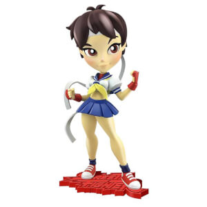 Cryptozoic Street Fighter Knockouts Vinyl Figure Serie 1 Sakura 18 cm
