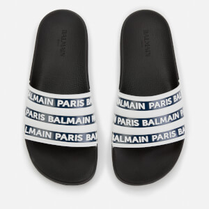 Balmain Women's Calypso-Printed Sandals - Blue/White