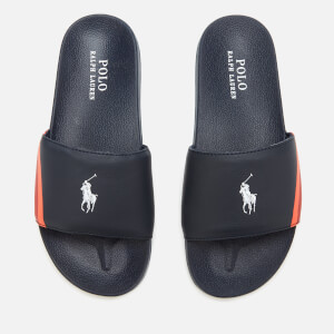 Polo Ralph Lauren Kids' Fletcher Slide Sandals - Navy/White PP