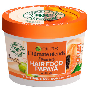 Garnier Ultimate Blends Hair Food Papaya 3-in-1 Damaged Hair Mask Treatment 390ml