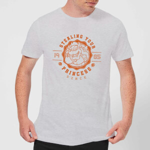 Super Mario Princess Stealer Men's T-Shirt - Grey