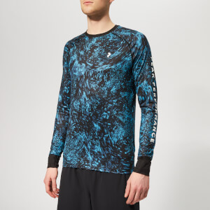 Peak Performance Men's Spirit Print Long Sleeve Top - Mosaic Pattern