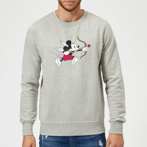 Disney Mickey Cupid Pocket Sweatshirt - Grey