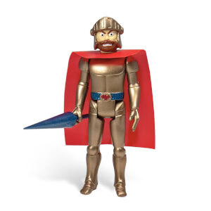 Super7 Ghosts 'n Goblins ReAction Action Figure Magic Armor Arthur (Gold) 10 cm
