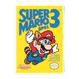 Nintendo Super Mario Bros 3 Art Print