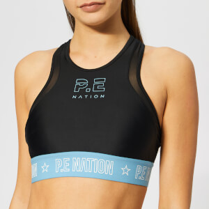 P.E Nation Women's Figure Four Crop Top - Black