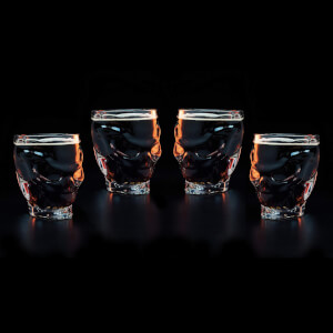Call Of Duty 4 Pack Skull Glass Bundle