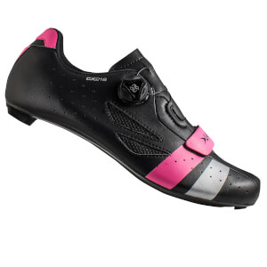 Lake CX218 Carbon Road Shoes - Black/Pink/Silver
