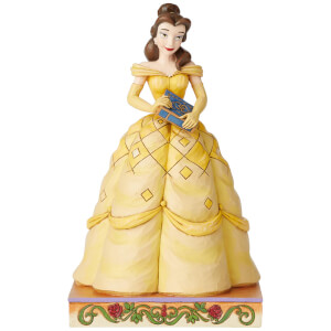 Book-Smart Beauty, Figurine Belle Passion Princesse (19 cm) – Disney Traditions