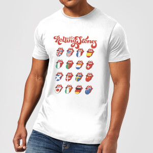 Rolling Stones International Licks Men's T-Shirt - White