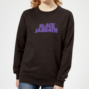 Black Sabbath Logo Women's Sweatshirt - Black