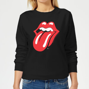 Rolling Stones Classic Tongue Women's Sweatshirt - Black