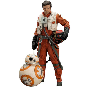 Kotobukiya Star Wars: The Force Awakens Poe Dameron and BB-8 ArtFX+ Statue (2 Pack)