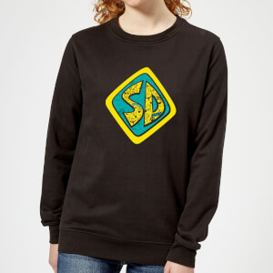 Scooby Doo Emblem Women's Sweatshirt - Black