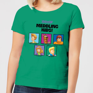 Scooby Doo Meddling Kids Women's T-Shirt - Kelly Green