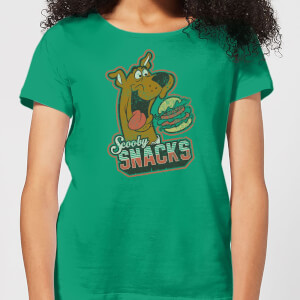 Scooby Doo Scooby Snacks Women's T-Shirt - Kelly Green