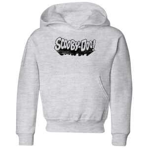 Scooby Doo Retro Mono Logo Kids' Hoodie - Grey